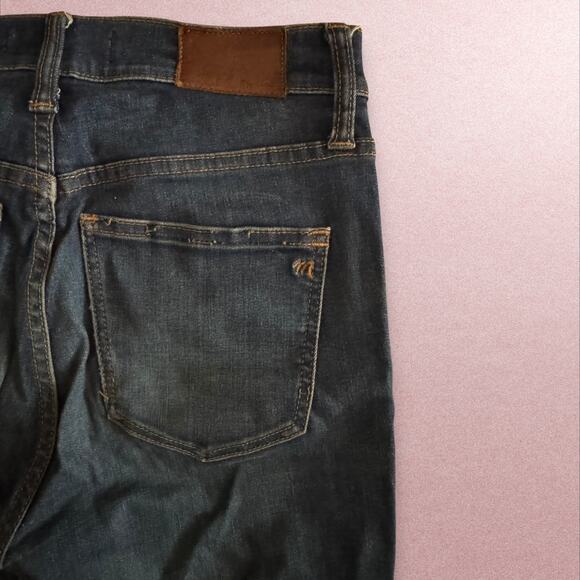 Madewell Ripped High Riser Skinny in Blue - Picture 5 of 6